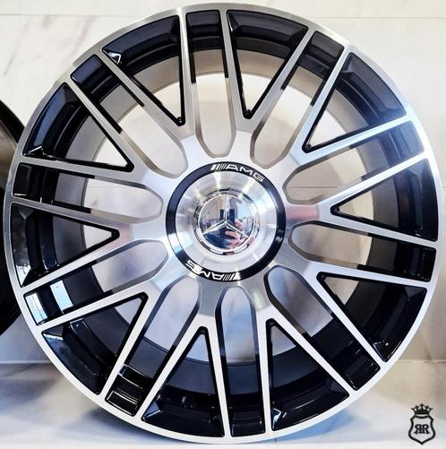 19 inch 5x112 JF Luxury - AMG Design Gloss Black Machined -, Auto-onderdelen, Banden en Velgen, Velg(en), Nieuw, 21 inch, Ophalen of Verzenden