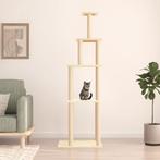 vidaXL Kattenmeubel met sisal krabpalen 183 cm crèmekleurig, Dieren en Toebehoren, Katten-accessoires, Verzenden, Nieuw