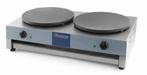 Hendi Crepe bakplaat dubbel | 230  volt, Verzenden, Nieuw in verpakking