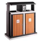 Afvalbak voor buiten, scheidingsstation 2x 50L, Ophalen of Verzenden, Nieuw in verpakking