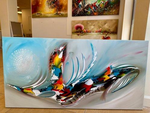 Gena - Abstract Blue 3D, Antiek en Kunst, Kunst | Schilderijen | Modern