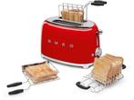 Smeg TSF01RDEU - Broodrooster - 950W 2 sleuven 6, Verzenden, Zo goed als nieuw