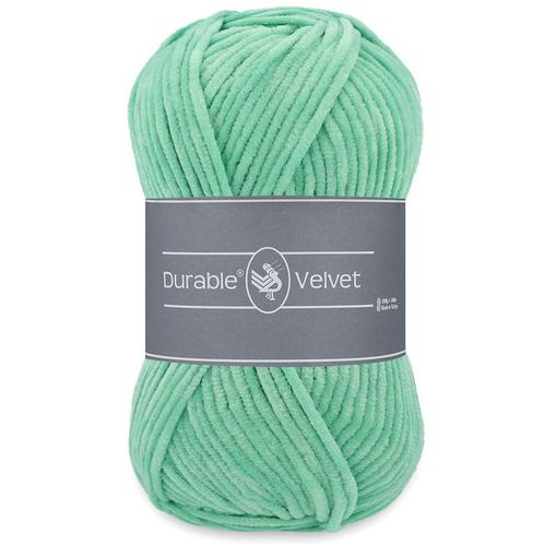 Durable Velvet - 2137 mint - Chenille Garen, Hobby en Vrije tijd, Breien en Haken, Ophalen of Verzenden