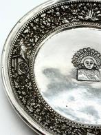Offerschaal - Zilver - Grote en zware Balinese zilveren, Antiek en Kunst, Antiek | Goud en Zilver