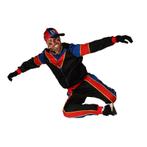 Dance Piet – Zwart, Blauw en Rood | Disco Piet - M, Diversen, Sinterklaas, Verzenden, Nieuw