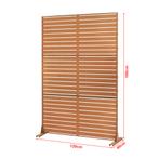 Scheidingswand Nodepp privacyscherm 180x120x40 cm patina cas, Tuin en Terras, Verzenden, Nieuw