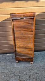 Archiefkast - Hout - rolluikkast, Antiek en Kunst, Curiosa en Brocante