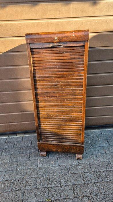 Archiefkast - Hout - rolluikkast, Antiek en Kunst, Curiosa en Brocante