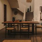 Kave Home Eettafel Sashi Teakhout, 220 x 100cm, Huis en Inrichting, Tafels | Eettafels, Nieuw, Verzenden