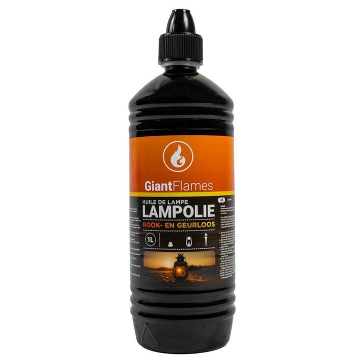 Giant Flames lampolie 1L, Tuin en Terras, Haardhout, Blokken, Minder dan 3 m³, Overige houtsoorten, Ophalen of Verzenden