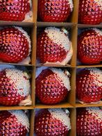 Esse Italia: rode kerstbal van glas met kraaltjes, circa 8cm, Diversen, Kerst, Nieuw