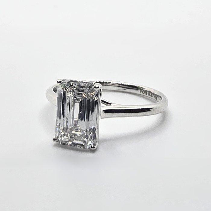 Ring - 14 karaat Witgoud - 2.01ct. tw. Diamant (Lab-grown) -, Sieraden, Tassen en Uiterlijk, Ringen
