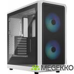 Fractal Design Focus 2 RGB White TG Clear Tint, Verzenden, Nieuw