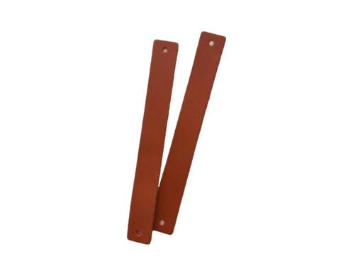 Leren hengsel cognac (2x), Hobby en Vrije tijd, Naaien en Fournituren, Nieuw, Ophalen of Verzenden