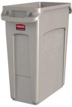 Rubbermaid Slim Jim container met luchtsleuven 60 liter - be, Verzenden