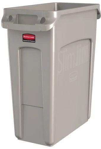 Rubbermaid Slim Jim container met luchtsleuven 60 liter - be, Huis en Inrichting, Schoonmaakartikelen, Verzenden