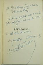 Signé; Henry de Montherlant - Port-Royal [e.o. avec envoi] -