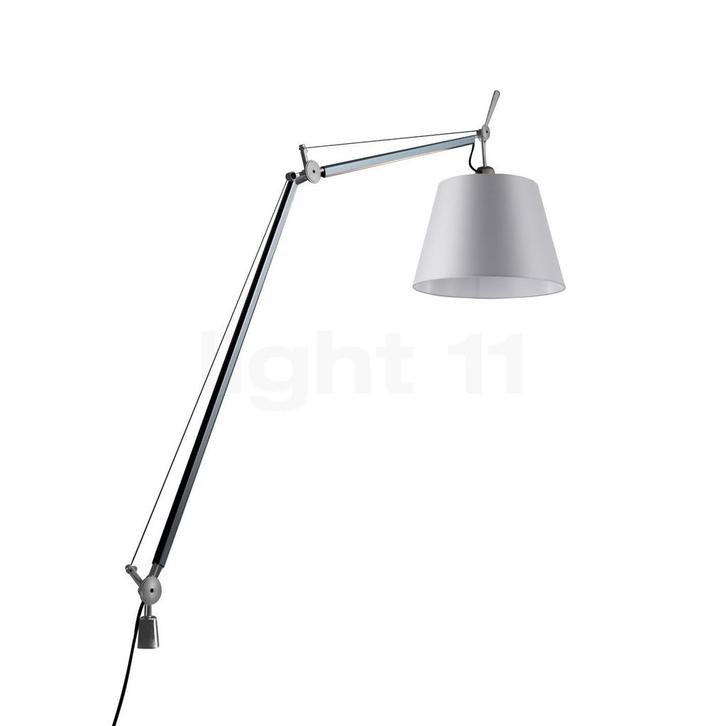 Artemide Tolomeo Mega Tavolo LED, frame aluminium/lampenkap, Huis en Inrichting, Lampen | Tafellampen, Nieuw, Verzenden
