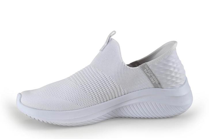 Skechers Instappers in maat 39 Wit, Kleding | Dames, Schoenen, Wit, Zo goed als nieuw, Instappers, Verzenden