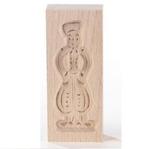 Speculaasplank Mini pop man (Piet) 8,5x3,5cm., Verzenden, Nieuw