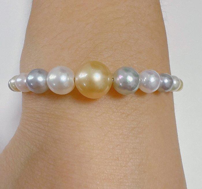 Zonder Minimumprijs - Armband - 18 karaat Geel goud Parel -, Sieraden, Tassen en Uiterlijk, Armbanden