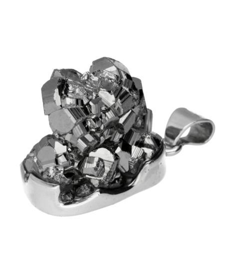 Zilveren Pyriet vooruit stekend kettinghanger, Sieraden, Tassen en Uiterlijk, Kettinghangers, Verzenden