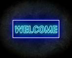 WELCOME BLUE neon sign - LED neon reclame bord, Zakelijke goederen, Overige Zakelijke goederen, Verzenden