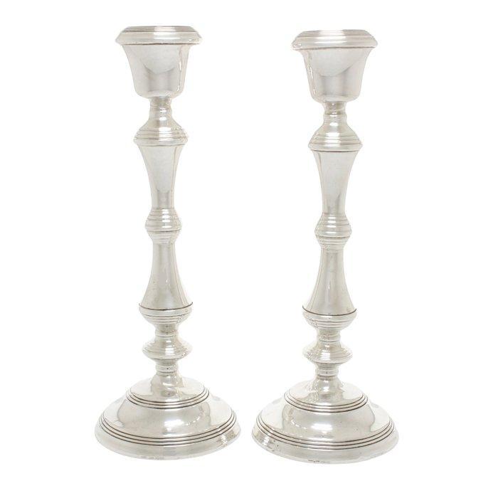 W I Broadway & Co, Birmingham - Kandelaar (2) - .925 zilver, Antiek en Kunst, Antiek | Goud en Zilver