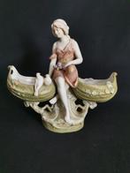 Statuina in porcellana Royal Dux Bohemia - 1900 Art Nouveau