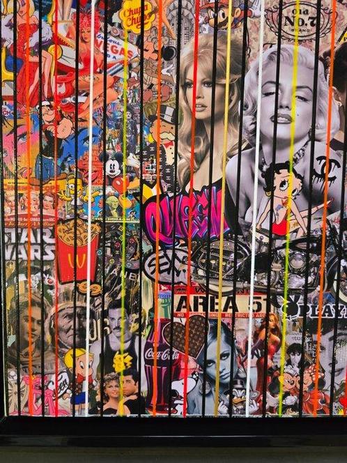Elmago - Pop icons 60 legend 2, Antiek en Kunst, Kunst | Schilderijen | Modern