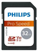 Philips | SDHC | 32 GB | UHS-I | U3, Nieuw, Verzenden