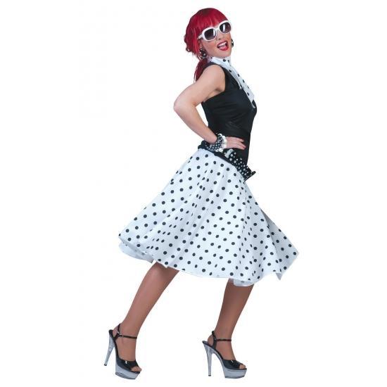Witte Rock en Roll rokken - Jaren 50 kleding, Kleding | Dames, Carnavalskleding en Feestkleding, Ophalen of Verzenden