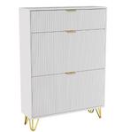 Schoenenkast met 3 deuren en lade, golvend patroon, Huis en Inrichting, Kasten | Schoenenkasten, Verzenden, Nieuw