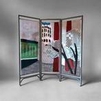 Kiki en Joost - Scherm / kamerverdeler - Aluminium, Textiel,