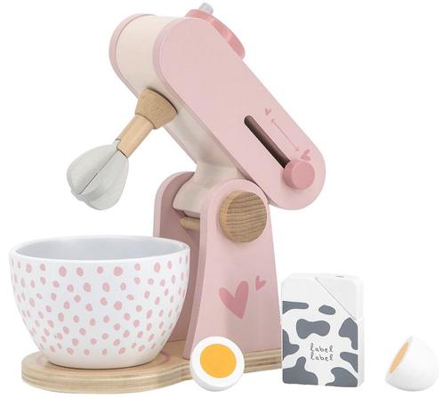 Label Label Roze Houten Keukenmixer LLWT-24937, Kinderen en Baby's, Speelgoed | Houten speelgoed, Nieuw, Verzenden