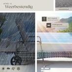 Ligbed - Ligstoel - Zonnebed - Verstelbaar - Grijs - Tectake, Verzenden, Zo goed als nieuw