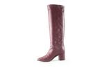 Manfield Laarzen in maat 38 Paars | 10% extra korting, Kleding | Dames, Schoenen, Hoge laarzen, Overige kleuren, Verzenden, Zo goed als nieuw