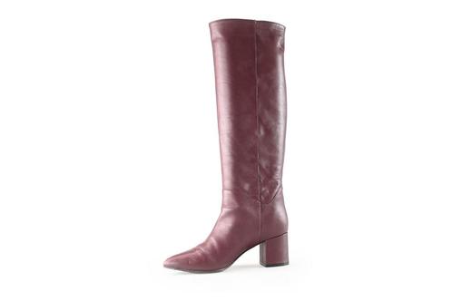 Manfield Laarzen in maat 38 Paars | 10% extra korting, Kleding | Dames, Schoenen, Overige kleuren, Zo goed als nieuw, Hoge laarzen