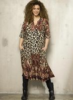 ZHENZI dierenprint jurk Maat:, Kleding | Dames, Jurken, Verzenden, Nieuw, Overige kleuren
