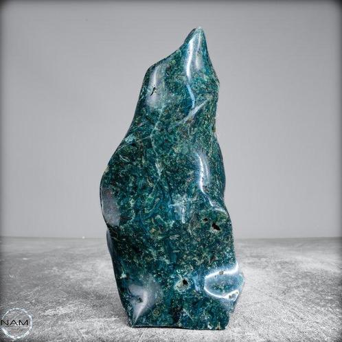 Natuurlijke Artistieke Oceaan Agaat Vlam- 551.55 g, Verzamelen, Mineralen en Fossielen