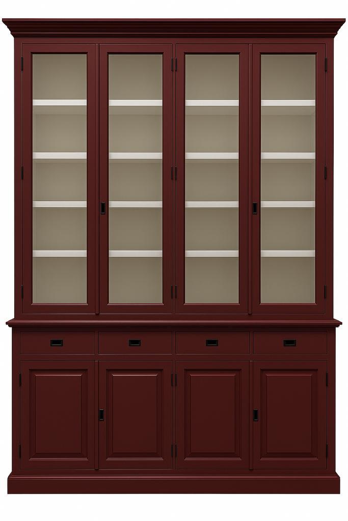 Buffetkast Dronten XL rood 200 x 260cm, Huis en Inrichting, Kasten | Buffetkasten, Ophalen of Verzenden