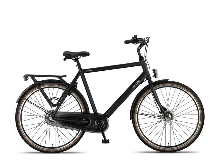 Altec Walesa Herenfiets 28 inch 3V - Mat Zwart, Fietsen en Brommers, Fietsen | Heren | Herenfietsen, Overige merken, Versnellingen