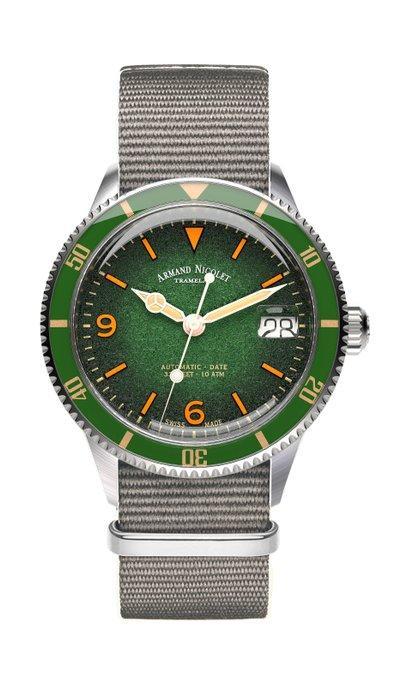 Armand Nicolet - VS1 Date - Zonder Minimumprijs - A500AVAA, Sieraden, Tassen en Uiterlijk, Horloges | Heren