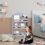 Lina® Kinderboekenkast Wolkenontwerp - 3 Niveaus - Grijs, Huis en Inrichting, Kasten | Boekenkasten, Overige materialen, Nieuw