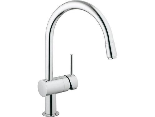 GROHE Minta Keukenkraan - Hoge C-uitloop - Met uittrekbare, Huis en Inrichting, Woonaccessoires | Overige, Zo goed als nieuw, Verzenden