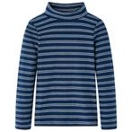 vidaXL Kindershirt met lange mouwen 140 marineblauw, Verzenden, Nieuw