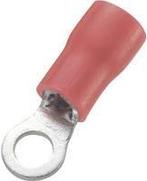 100x  Ring kabelschoen M4 Rood  1/2 geïsoleerd  0,5 - 1,5mm2, Doe-het-zelf en Verbouw, Elektra en Kabels, Nieuw, Stekker, Verzenden