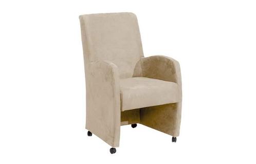 Eetkamerstoel Paulo - eetkamerstoelen - Beige, Huis en Inrichting, Stoelen, Nieuw, Stof