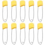 Fako Bijoux - 10 Veiligheidsspelden Met Beschermkap -, Sieraden, Tassen en Uiterlijk, Broches, Verzenden, Nieuw