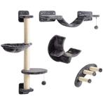 TRUUSK 4-delige Katten Klimmuur Set - Hangmat - Kattenbrug t, Dieren en Toebehoren, Katten-accessoires, Verzenden, Nieuw